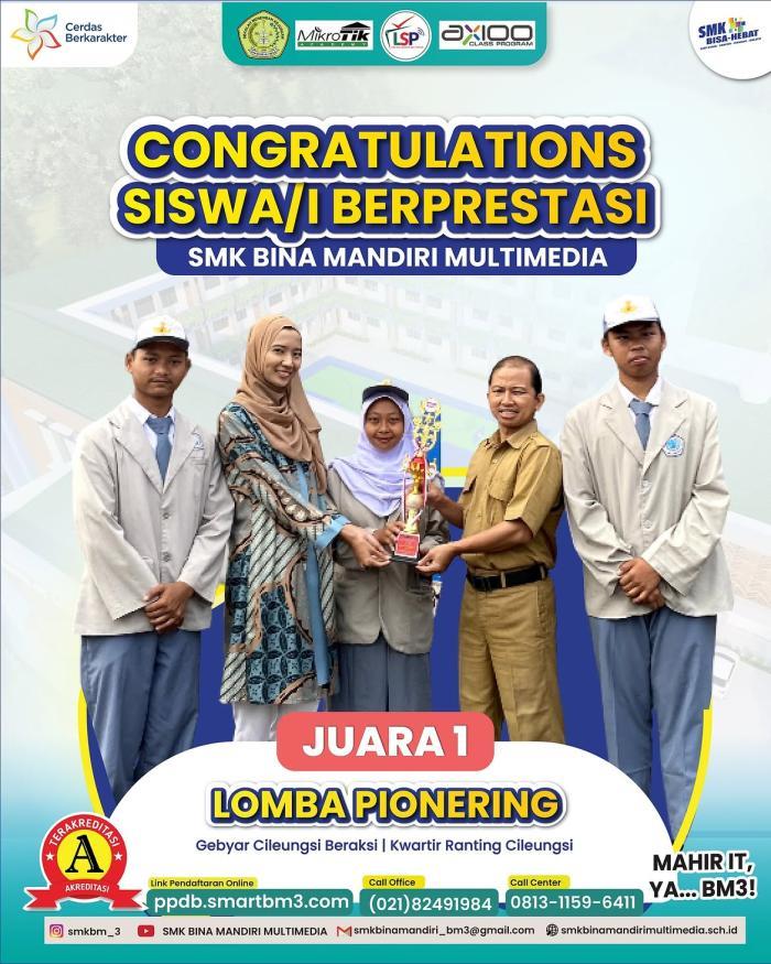 Prestasi Gemilang! Tim Pramuka SMK BM3 Sabet Juara 1 Festival Pioneering