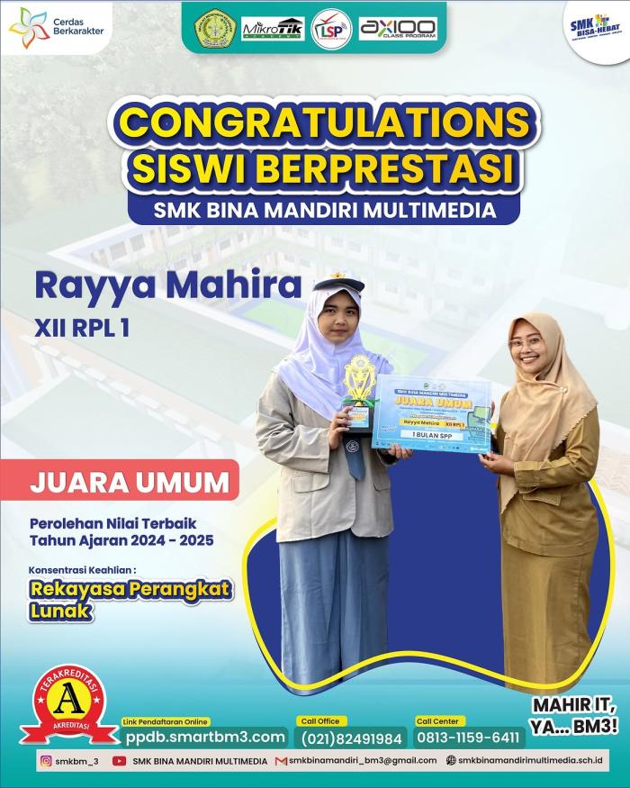 Apresiasi Prestasi Akademik: Pengumuman Juara Umum Terbaik Jurusan T.A. 2024-2025