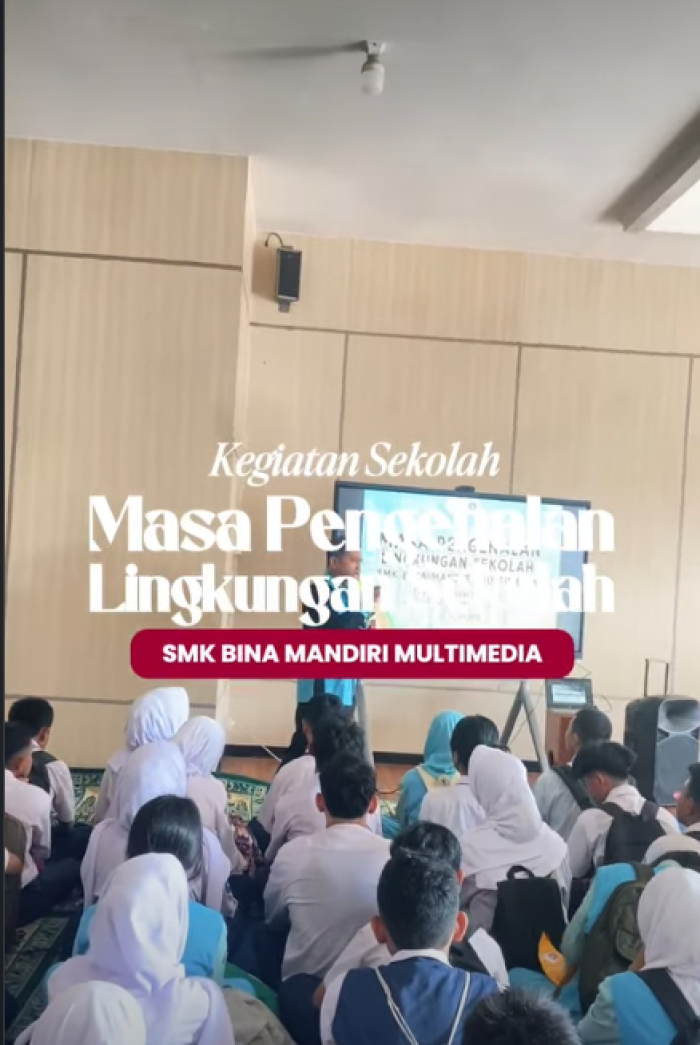 Hari Pertama MPLS SMK Bina Mandiri Multimedia Berlangsung Penuh Semangat