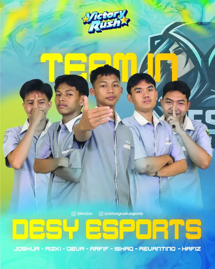 Tim E-Sports SMK BM3 Juara 1 Turnamen Mobile Legends Tingkat Pelajar 2025